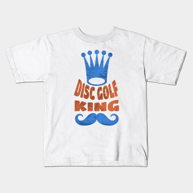 DISC GOLF KING Kids T-Shirt by Farm Road Mercantile 